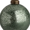 Intratuin Weihnachtskugel Ely grün / silber D 8 cm