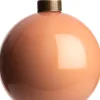 Intratuin Weihnachtskugel Belfort apricot glänzend D 8 cm