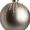 Intratuin Weihnachtskugel Montfrin silber D 10 cm