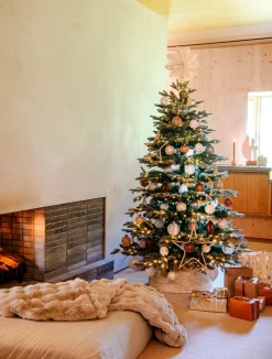 Intratuin Weihnachtskugel Scariff creme D 8 cm