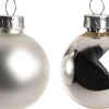Intratuin Weihnachtskugeln silber matt und glänzend D 3,5 cm 16 St.