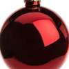 Intratuin Weihnachtskugeln rot glänzend D 8 cm 6 St.