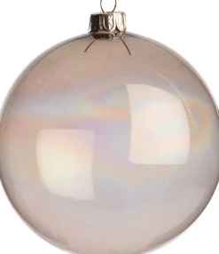 Intratuin Weihnachtskugel Brusque grau D 10 cm