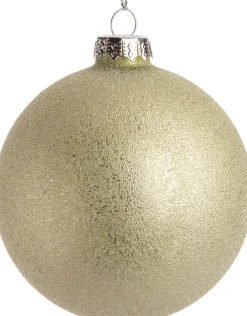 Intratuin Weihnachtskugel Brita grün D 8 H 8 cm