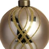 Intratuin Weihnachtskugel Endy creme / gold D 8 cm