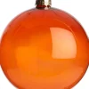 Intratuin Weihnachtskugel Brusque orange D 10 cm