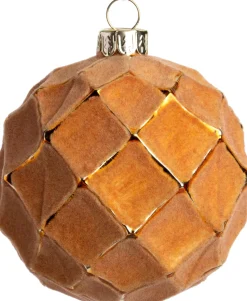 Intratuin Weihnachtskugel Carterton gelb D 8 cm