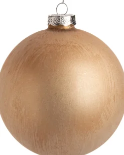 Intratuin Weihnachtskugel Maiya gold D 10 H 10 cm