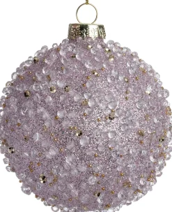 Intratuin Weihnachtskugel Charlbury rosa D 8 cm