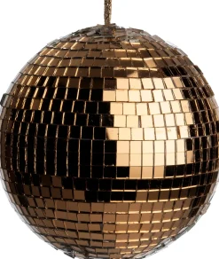 Intratuin Weihnachtskugel Disco gold / kupfer D 8 cm