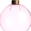 Intratuin Weihnachtskugel Caudry rosa transparent D 8 cm