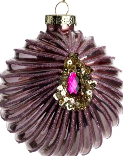 Intratuin Weihnachtskugel Barnsley rosa D 8 cm