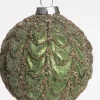 Intratuin Weihnachtskugel Billi grün / gold D 8 H 8 cm