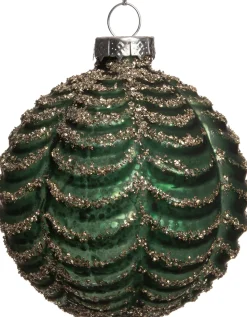 Intratuin Weihnachtskugel Billi grün D 8 H 8 cm