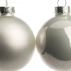 Intratuin Weihnachtskugeln weiß matt und glänzend D 8 H 8,5 cm 6 St.