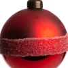 Intratuin Weihnachtskugel Rennes rot D 8 cm