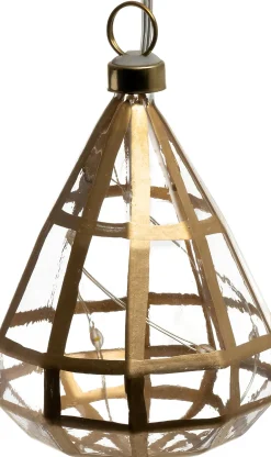 Intratuin Weihnachtsornament Simone mit Beleuchtung D 7 H 9 cm