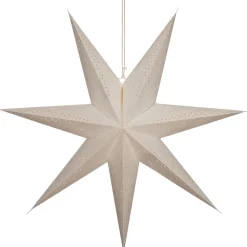 Intratuin Weihnachtsstern beleuchtet mit LED weiß 15 x 60 x 60 cm