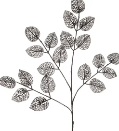 Intratuin Weihnachtszweig mit Blatt schwarz 78 cm