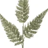 Intratuin Weihnachtszweig Farnblatt mit Glitzer hellgrün 63 cm
