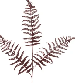 Intratuin Weihnachtszweig Farn bordeaux 78 cm