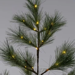 Intratuin Weihnachtszweig grün mit 90 LEDs warmweiß 120 cm