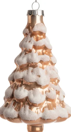 Intratuin Weihnchtsbaumschmuck Baum gold 7 x 7 x 11,5 cm