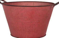 Intratuin Zinkeimer Joeri rot D 39 H 20 cm