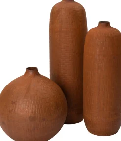 Intratuin vaas Lille roest D 19 H 51 cm