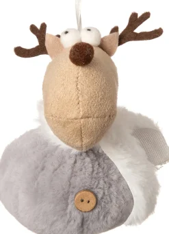 Intratuin Weihnachtsbaumschmuck Rentier grau 8 x 8 x 11 cm