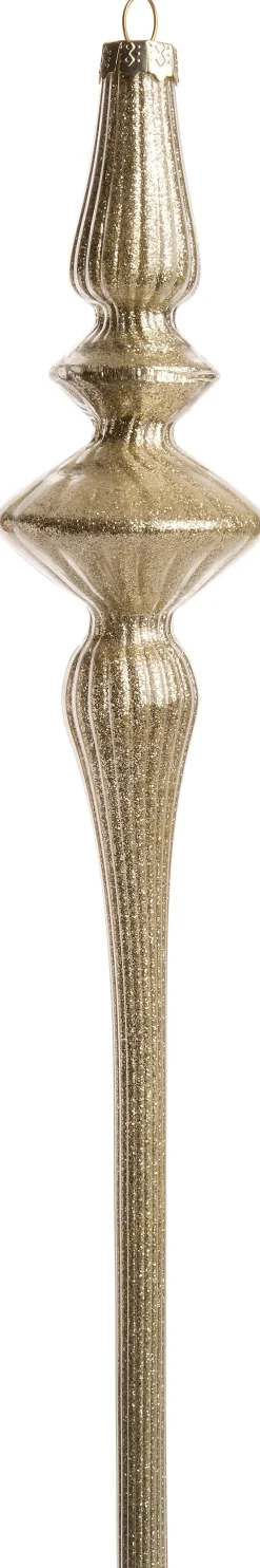 Intratuin Weihnachtsbaumschmuck Elvina gold D 5 H 27 cm