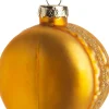 Intratuin Weihnachtsbaumschmuck Macaron gold 5,5 x 4,2 x 6,2 cm