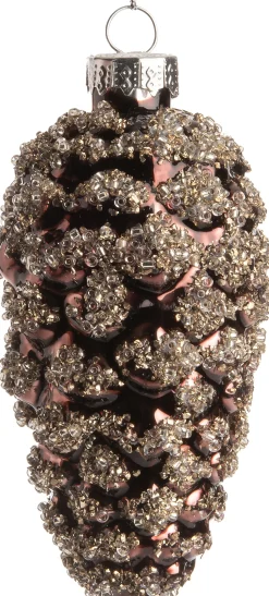 Intratuin Weihnachtsbaumschmuck Tannenzapfen Devona braun D 5 H 9,5 cm