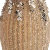 Intratuin Weihnachtsbaumschmuck Tropfen Marylou gold D 5,5 H 13 cm