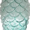 Intratuin Weihnachtsbaumschmuck Tannenzapfen Tera türkis / transpararant D 6 H 12,5 cm