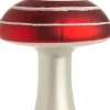 Intratuin Weihnachtsbaumschmuck Pilz Pilz rot / weiß D 5,5 H 8 cm