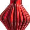 Intratuin Weihnachtsbaumschmuck Bonbon rot 7 x 7 x 14,7 cm
