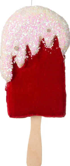 Intratuin Weihnachtsbaumschmuck Candyline Eis rot 8 x 4 x 17 cm