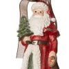 Intratuin Weihnachtsbaumschmuck Weihnachtsmann rot 4,5 x 4,5 x 8,5 cm