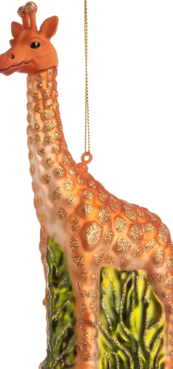 Intratuin Weihnachtsbaumschmuck Giraffe mehrfarbig 10 x 4 x 16 cm