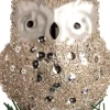 Intratuin Weihnachtsbaumschmuck Uil silber 6 x 5 x 10 cm