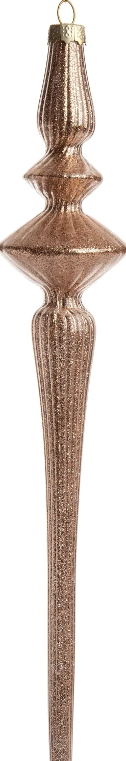 Intratuin Weihnachtsbaumschmuck Elvina kupfer D 5 H 27 cm