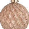 Intratuin Weihnachtskugel Jenetta Rauten rosa D 8 cm