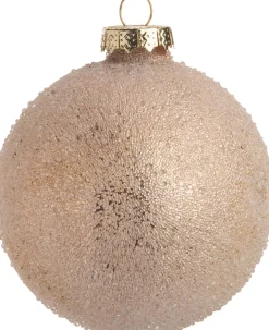 Intratuin Weihnachtskugel Jenetta rosa D 8 cm