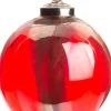Intratuin Weihnachtskugel marmoriert rot D 10 cm