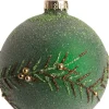 Intratuin Weihnachtskugel Avril grün D 8 cm