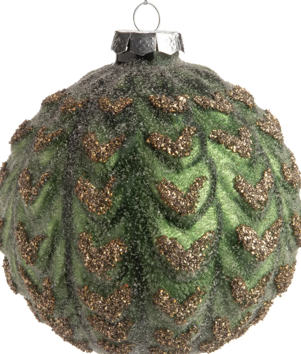 Intratuin Weihnachtskugel Billi grün D 10 cm