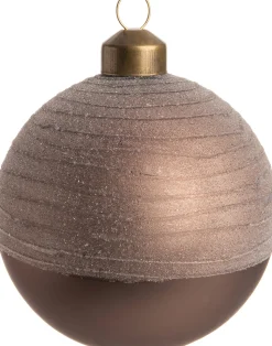 Intratuin Weihnachtskugel Bette braun D 8 cm