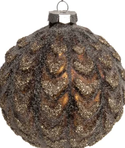 Intratuin Weihnachtskugel Billi braun D 10 cm