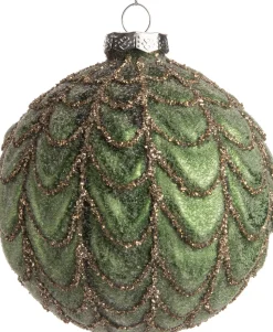 Intratuin Weihnachtskugel Billi grün D 10 cm